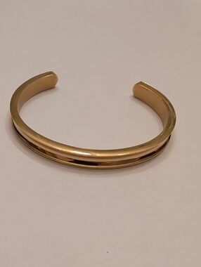 Gold Tone Cuff Bracelet